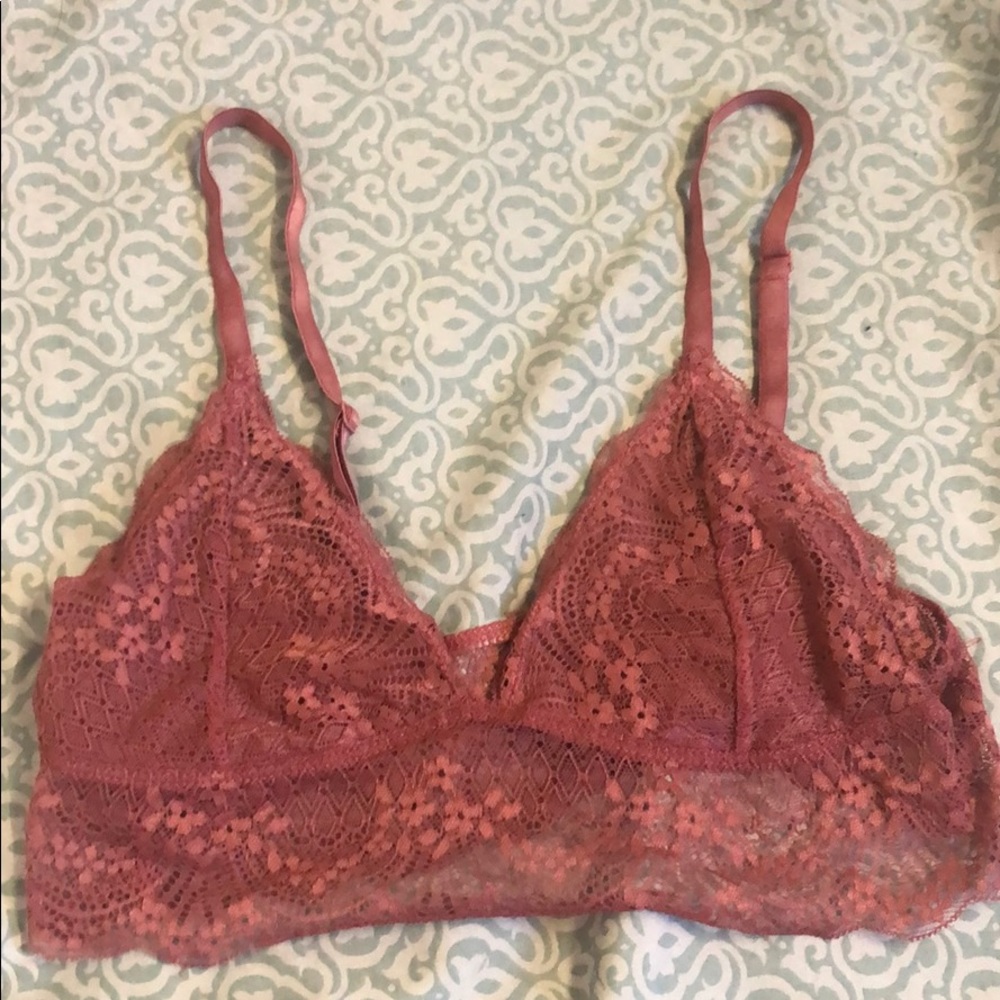 Pink Lace Bralette